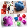 Mipcase 3pcs Fitness Balls Hexagonal Reaction Balls Agile Training Gym