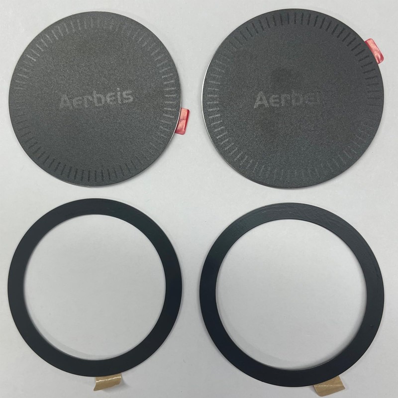 2PCS Magnetic Metal Plates 2 Metal Rings - Accessory for