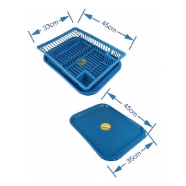 Boris 5 Escurridores Para Platos Con Charola Plástico Colores