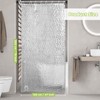 OTraki 3D Shower Curtain 48" x 72", Clear Shower Curtain