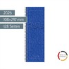 BRUNNEN Vormerkbuch Mod. 783 2026 | 108×297 mm, Karton, blau