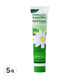 Herbasin Camille Hand Cream Chamomile Fragrance, 75ml, 5 pieces / 허바신 카밀 핸드크림 캐모마일향, 75ml, 5개