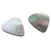 2PCS Set Guitar Picks Shell Teardrop Shaped Acoustic Guitar Picks
