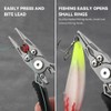Aluminum Fishing Pliers Split Ring Pliers for Fishing Hook Remover