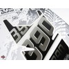 BIKE-label Tank Pad 3D Silver Stripes Tank Protector Suitable for