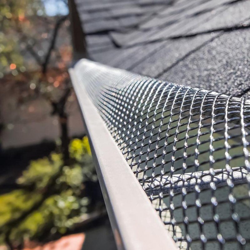 Carligo Gutter Guard, Leaf Guards for Gutters, Aluminum 6 Inch