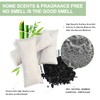 12 Pack Bamboo Charcoal Shoe Deodorizer Bags，Shoe Odor Eliminator,Charcoal Air