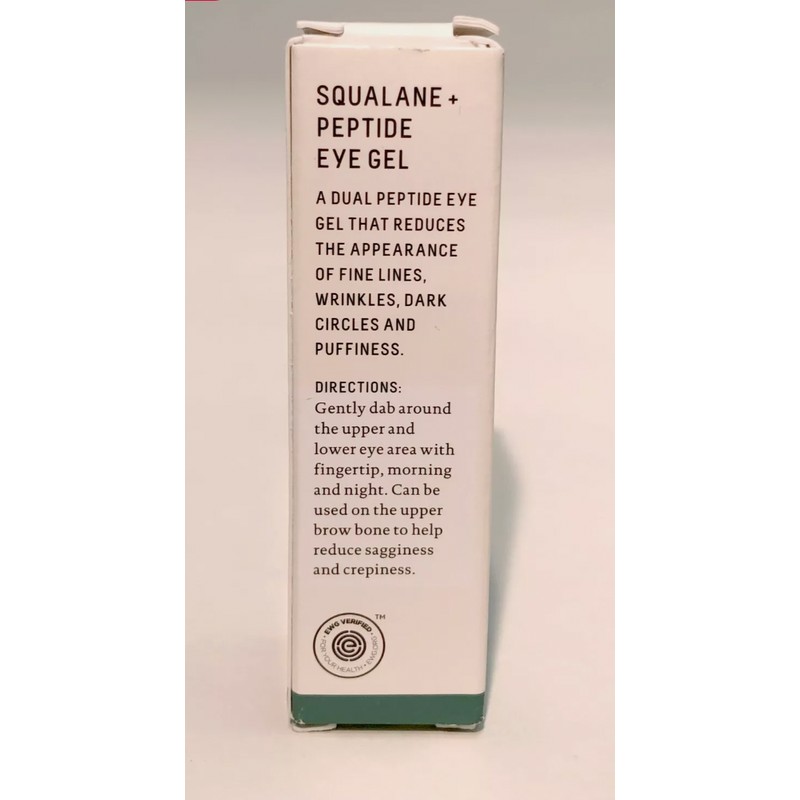 Biossance Squalane + Peptide Eye Gel .14oz 4ml Trial Size