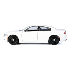 2023 Dodge Charger Pursuit Police Car DCD Series 1/24 Diecast Custom Builder's Kit for Law Enforcement Public Service White