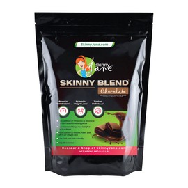 Skinny Jane Skinny Blend - Best Tasting High Protein Shake for Women - Satisfying Low Carb Meal Replacement - Keto-Friendly Breakfast or Snack - Healthy Smoothie - 30 Delicious Shakes - Chocolate