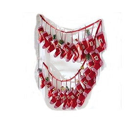 Advent Calendar Red Sock