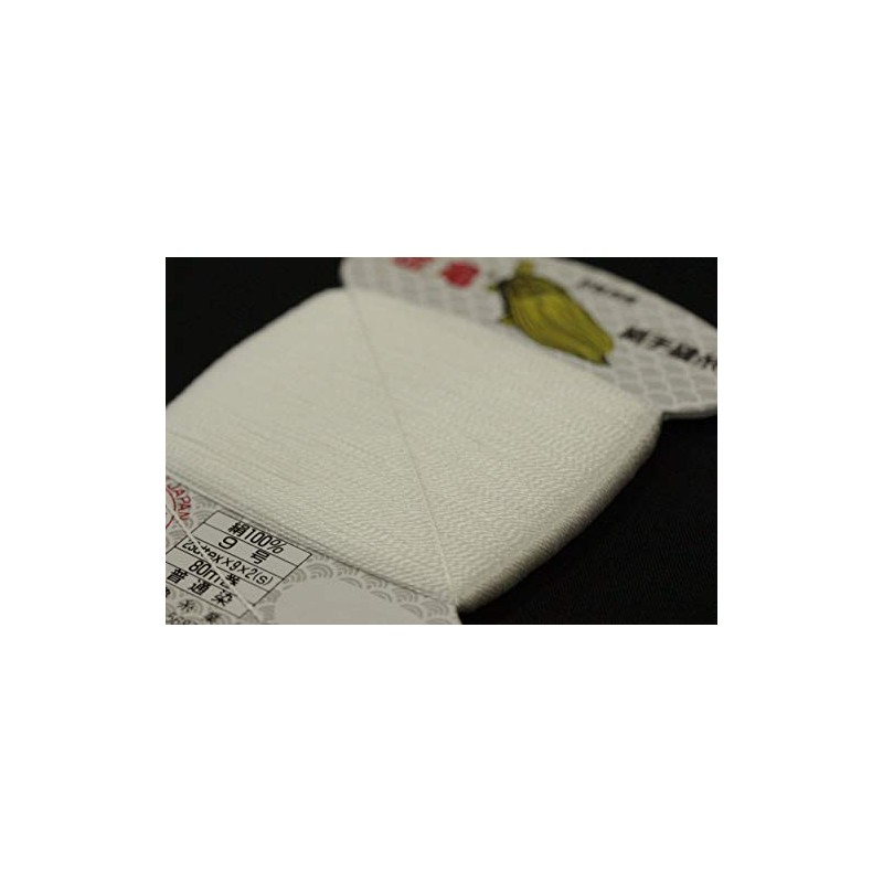 Hand Sewing Thread "Silk Thread No. 9 80 m Card