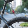 ROCKBROS Helmet Lock Cable Lock Lightweight Combination Lock with 3