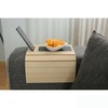 Functional Wooden Sofa Tray | Adjustable Couch Arm Table, Snack