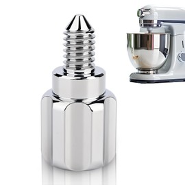 Aluminum Attachment Knob Thumb Screw Compatible with KitchenAid Stand Mixer, Silver Mixer Knob Thumb Screw Replacement (1 PCS)