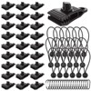 CYUS 60 Pcs Heavy Duty Lock Grip Tarp Clips, Tarp
