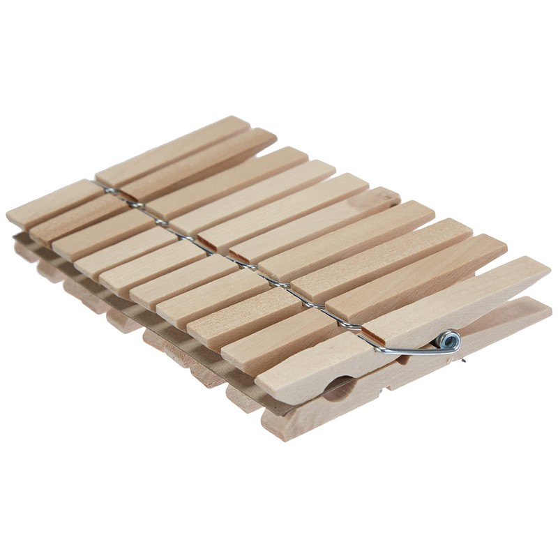 Mini Wooden Clips for Arts and Crafts, Pack of 50,