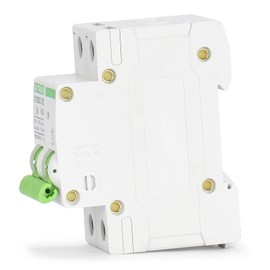 12V-110V DC Miniature Circuit Breaker, 10 Amp 2 Pole Battery Breaker Protector for Solar PV System and RV, Thermal Magnetic Trip, DIN Rail Mount, Chtaixi DC Disconnect Switch B10