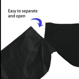 Pet Waste Garbage Pet Dog Poop Bags 10 Rolls with Portable Dispenser and Carabiner Easy Carry Design (Black)