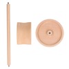 ANKROYU Wood Headphone Stand Solid Beech Wood Headphone Holder Ergonomic