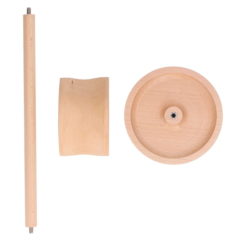 ANKROYU Wood Headphone Stand Solid Beech Wood Headphone Holder Ergonomic