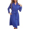 SUFEINI Maternity Mommy Robes with Matching Swaddle Blanket Set, Maternity