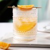 Amzcku Vintage Drinking Glass Set of 6 Kitchen Glasses Cup（13