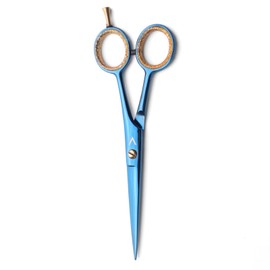 Vida Goods Hair Scissor 6" Professional Hair Cutting Scissors for Salon & Home Use Stainless Steel Barber Shears for Men, Women, Children & Adults (Blue, 6 Inches)