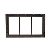 Shed Window 10x18 Brown - Fixed Design with Durable Tempered