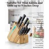 Cook N Home Bamboo Knife Storage Block without Knives, 20