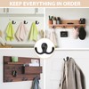 Homanu 14 Pack Coat Hooks, Heavy Duty Double Prong Coat
