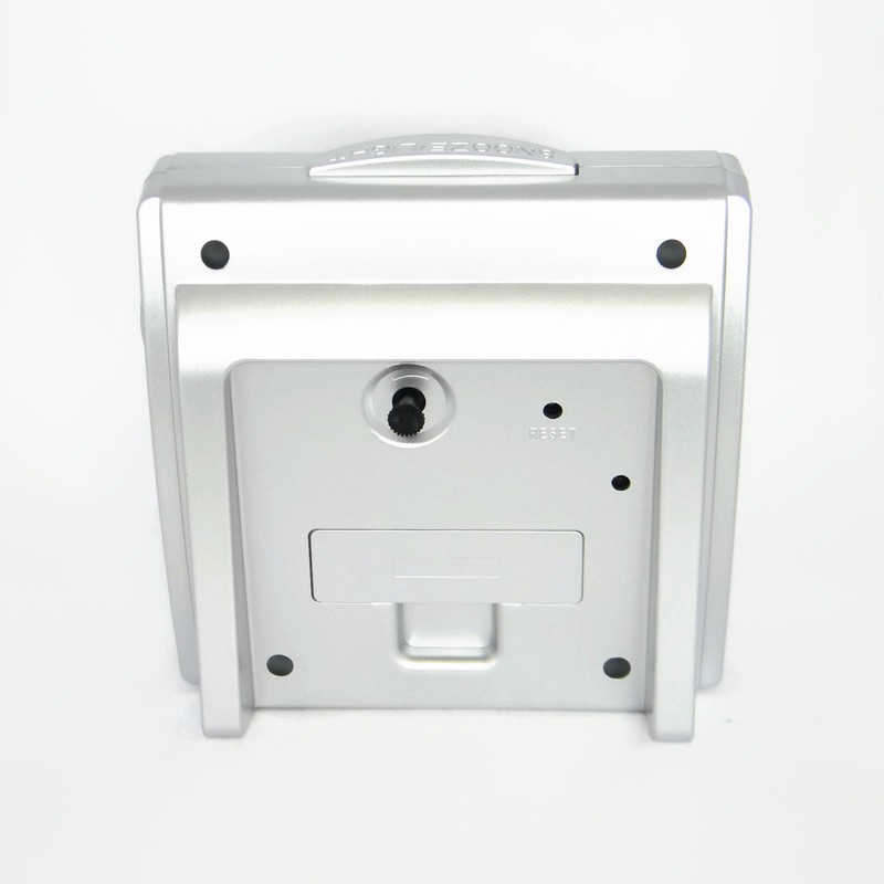 Magic Radio Alarm Clock with Light Snooze Silver Analogue 1895-19,