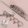 Ring Sizer Gauge Set, with Plastic Ring Sizer Belt Metal