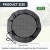 Pack of 2 Rain Butt Net Adjustable Rain Butt Cover