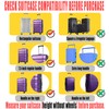 3 Piece Luggage Protector Suitcase Cover Set – Lightweight Clear