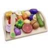 Charola De Verdura Estilo Montessori Madera Juego Didáctico