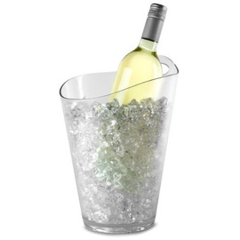 bar@drinkstuff Salsa Wine & Champagne Bucket Clear | Polystyrene Wine Bucket, Polystyrene Champagne Bucket, Wine Cooler, Champagne Cooler, Plastic Bucket