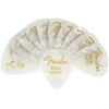 Fender 351 Shape Premium Picks, Extra Heavy, White Moto, 12