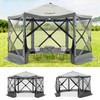 COBIZI 12x12ft Pop up Gazebo Screen Tent Screen House for