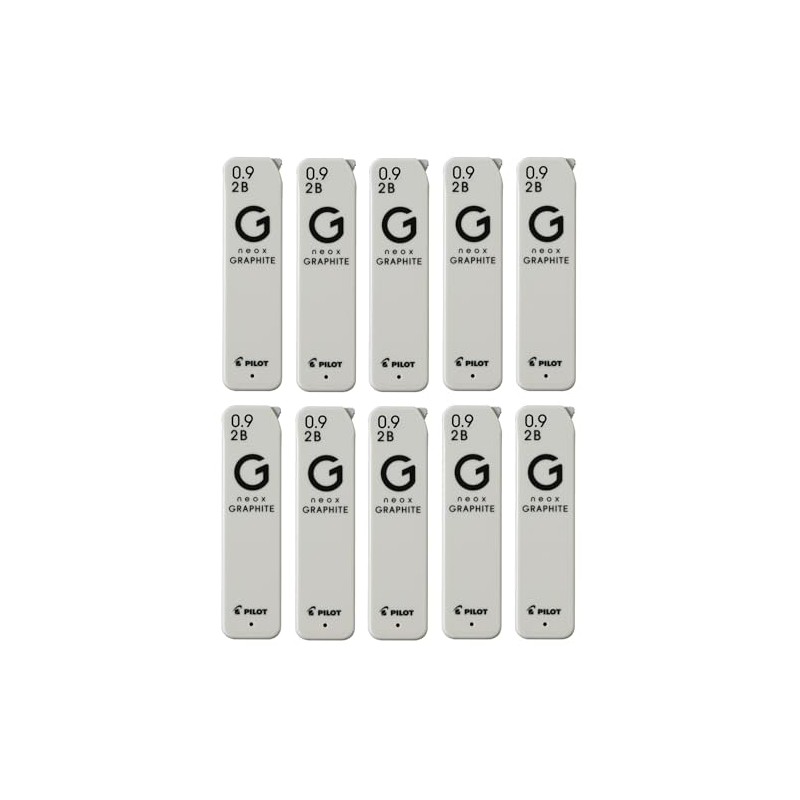 PILOT 10HRFG092B Sharp Refill, Neox Graphite, 0.9mm, 2B, 10pcs
