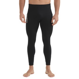 Lemorecn Wetsuit Pants Men 1.5mm Neoprene Swim Pants for Swimming Canoeing Snorkeling Scuba Kayaking Diving(CA1012black-XL)