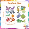 Qpout 10 Sheets Bug Temporary Tattoos for Kids,82pcs Cute Styles