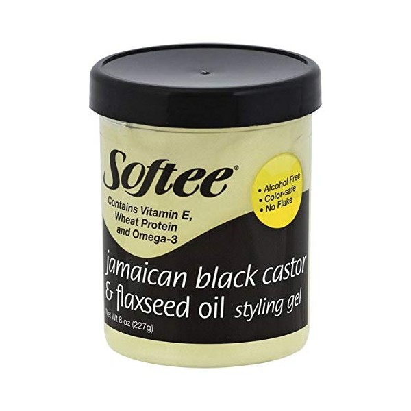 Softee Jamaican Black Castor & Flaxseed Oil Styling Gel 8