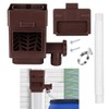 MISDENK Rain Barrel Diverter Kit, Downspout Diverter Fits for 2x3