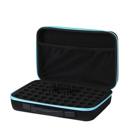 Takelablaze Alcohol Ink Storage Case Holds 60 Bottles Paint Carrying Case Acrylic Paint Organizer Craft Paint Organizer Miniature Paint Organizer with Foam Insert and Inner Storage Pocket