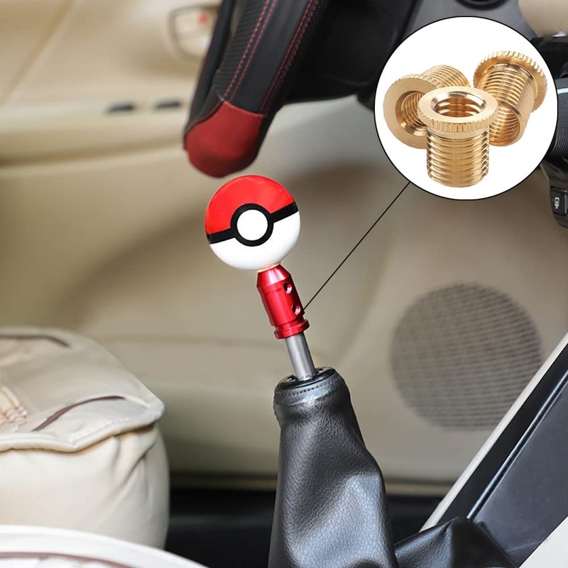 Samcos Shift Lever Screws Shift Knob Adapter 3-Piece Set for