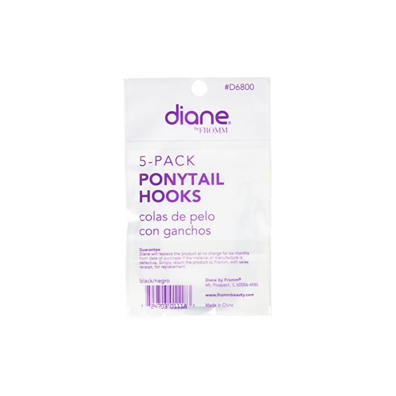 Diane D6800 Ponytail Hooks 5-pack