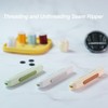 Seam Rippers, 2-in-1 Threader for Sewing,Threading and Unthreading Seam Ripper,Multifunctional