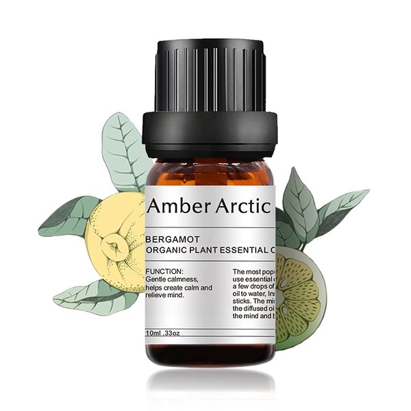 100% Pure Natural Aromatherapy Essential Oil for Bergamot Essential Oil Diffuser (10 ml)