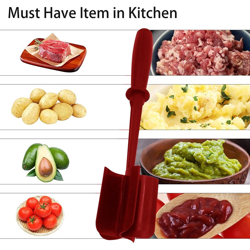 Meat Chopper, Multifunctional Heat Resistant Nylon Meat Chopper Tool with